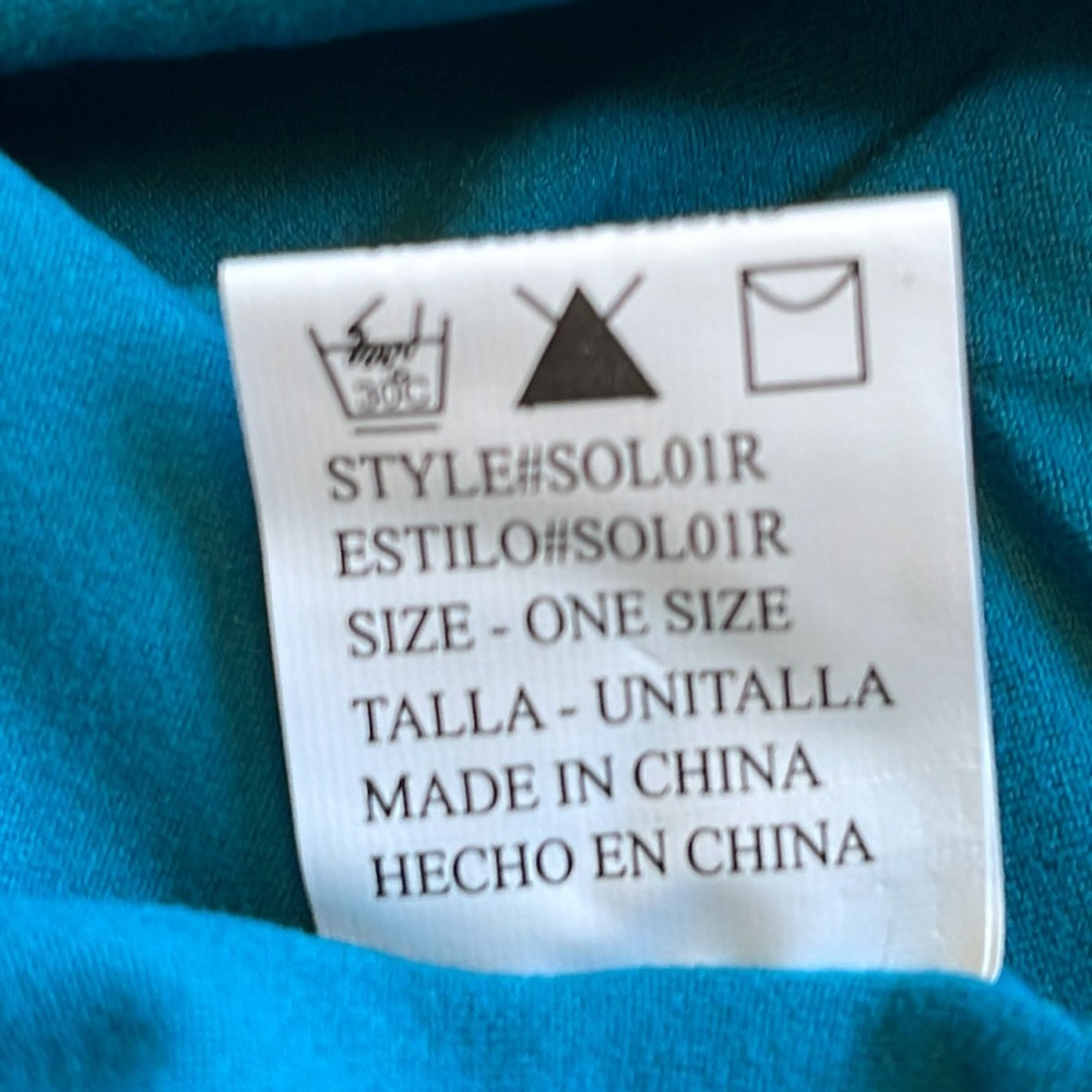 ONE SIZE NEW MIX LEGGINGS.  BLUE/GREEN.  STRETCH. DOUBLE STITCHED - Picture 7 of 7